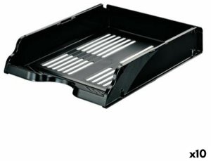 Tacka na dokumenty Esselte Czarny polistyrenu 26 x 7,6 x 33,6 cm (10 Sztuk) 1