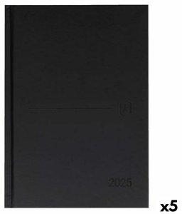 Kalendarz książkowy Oxford CLASSIC Czarny A5 15 x 21 cm 2025 (5 Sztuk) 1