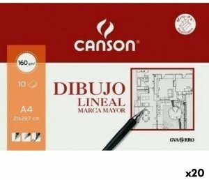 Blok rysunkowy Canson 20 Kartki (20 Sztuk) 1