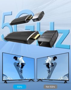 Adapter AV Vention Bezprzewodowy transmiter HDMI 5GHz 1080p (ADCB0) 3