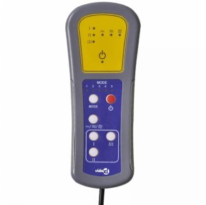 vidaXL Rozkładany fotel masujący z podnóżkiem, cappuccino, ekoskóra 9