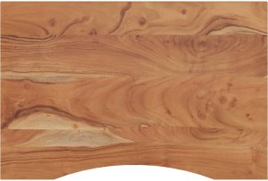 vidaXL Blat biurka, 80x60x2,5 cm, prostokątny, lite drewno akacjowe 2