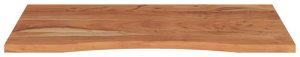 vidaXL Blat biurka, 80x60x2,5 cm, prostokątny, lite drewno akacjowe 4