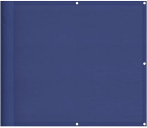 vidaXL vidaXL Parawan balkonowy, niebieski, 90x800 cm, 100% poliester Oxford 2