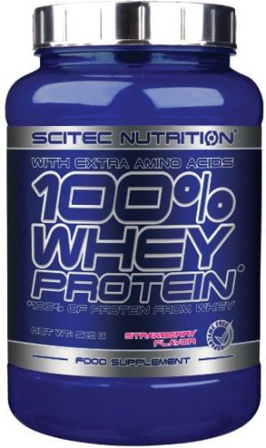 Scitec Nutrition 100% Whey Protein Truskawka 920g 1