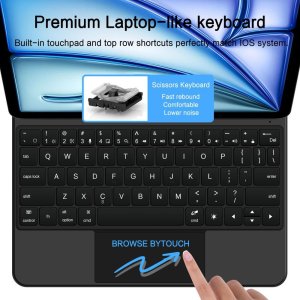TECH-PROTECT SMARTCASE MAGNETIC + KEYBOARD IPAD AIR 10.9” 4 / 5 / 2020-2022 / 11” 6 / 7 / 2024-2025 BLACK 7