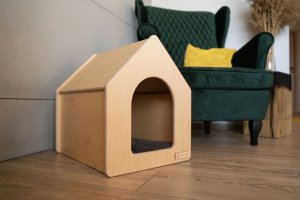 Drewniany domek dla psa Rico rozmiar M 7