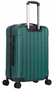 KOMPLET WALIZEK NA 4 KÓŁKACH Zestaw trzy walizki + kuferek Bagaż ABS 4w1 K05 11