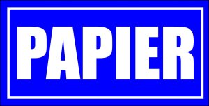 Naklejka Kosz Znak Segregacja Odpadów Papier 15X30 Libres Polska Sp So-1 5902082238973 1