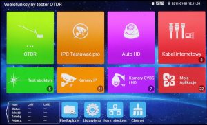 REFLEKTOMETR OPTYCZNY (OTDR) Z TESTEREM CCTV CS-R3-50H 8