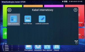 REFLEKTOMETR OPTYCZNY (OTDR) Z TESTEREM CCTV CS-R3-50H 10