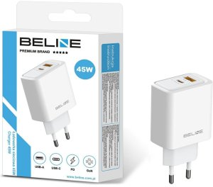 Ładowarka sieciowa Beline 45W GaN        USB-A/USB-C BLN2CW45 biały 2