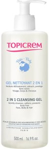 Gel i szampon dla dzieci do skóry atopowej Topicrem Cleansing 2 w 1 1