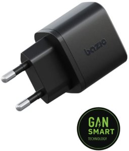 Ładowarka sieciowa Bazic Goport Velox    Kit 1xUSB-C 1xUSB-A GaN 35W z kablem plecionym czarny 9