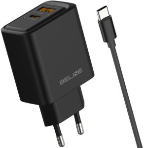Ładowarka sieciowa Beline 45W GaN        USB-A/USB-C + kabel USB-C/USB-C BLN2CB45C czarny 5