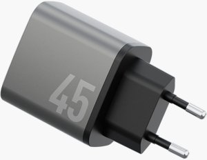 Ładowarka sieciowa Energea Ampcharge     GaN45 2xUSB-C PD/PPS/QC3.0 45W szary 3