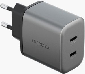 Ładowarka sieciowa Energea Ampcharge     GaN45 2xUSB-C PD/PPS/QC3.0 45W szary 5