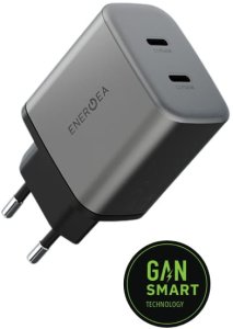 Ładowarka sieciowa Energea Ampcharge     GaN45 2xUSB-C PD/PPS/QC3.0 45W szary 9