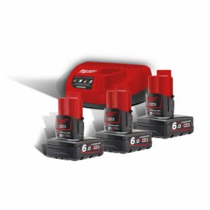 Kit M12 NRG-603 (charger + 3 pcs., battery M12 B6) Milwaukee 2