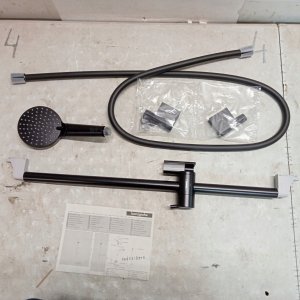 Zestaw prysznicowy Hansgrohe Shower set Vernis Blend 26423670, black matte 2
