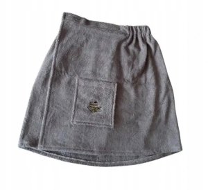 SAUNA APRON GRAY 55X150 3