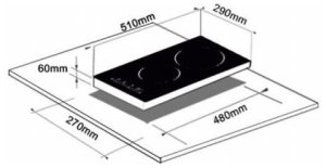 Built-in hob Starkke PR302B1 2