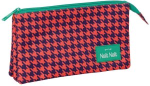 Piórnik Nait Nait Pata de gallo coral Koral 22 x 12 x 3 cm 1