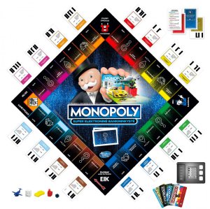 Hasbro Gra planszowa Monopoly Super Electronic Banking (wersja litewska) 2