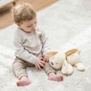 NATTOU Musical dog flannel vanilla, 30cm 3