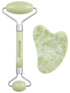 Kuracja Przeciwstarzeniowa na Twarz i Szyję Ecotools Jade Jade Set 2 Części 1