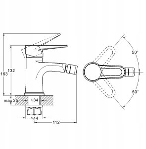 Bidet faucet ZEGOR PUD2-A045YB 3