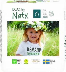 Eco by NATY diapers-pants 6 XL dydis, 18pcs 4