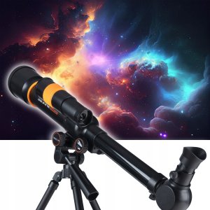 B47E TELESKOP ASTRONOMICZNY EDUKACYJNY     LUNETA STATYW 10