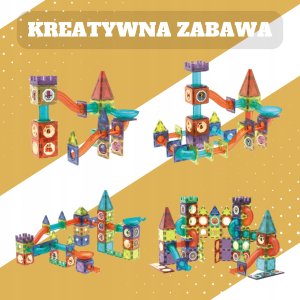 Kontext BK1 KLOCKI MAGNETYCZNE ŚWIECĄCE TOR       KULKOWY 252 el 11