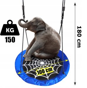 ZOLTA HS1 HUŚTAWKA HAMAK BOCIANIE GNIAZDO       SPIDER 100CM 3