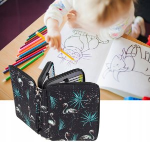 K405A PIÓRNIK SZKOLNY ORGANIZER 4 KLAPY   FLAMING 1