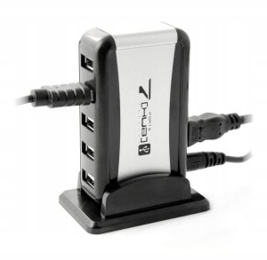 K462A HUB 2.0 USB 7 PORT + ZASILACZ NEW 1