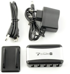 K462A HUB 2.0 USB 7 PORT + ZASILACZ NEW 4