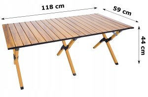 L71E1 STOLIK SKŁADANY TURYSTYCZNY 120X60 1