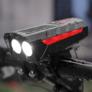 Gotel L8H1 Solarna Lampa Rowerowa na Kierownicę + Tył 2