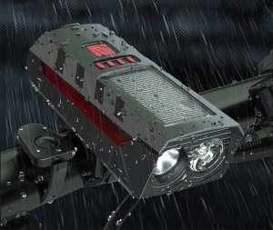 Gotel L8H1 Solarna Lampa Rowerowa na Kierownicę + Tył 5