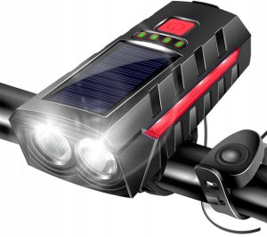 Gotel L8H1 Solarna Lampa Rowerowa na Kierownicę + Tył 10