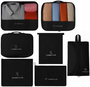 M13G ZESTAW TOREB ORGANIZERÓW DO WALIZKI  SZUFLADY 11