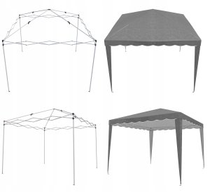 PA7 NAMIOT OGRODOWY SKŁADANY PAWILON      AUTOMAT 3X3 4