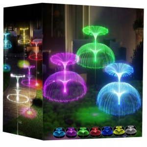 Q30F LAMPKA SOLARNA OGRODOWA MEDUZA 2SZT 12