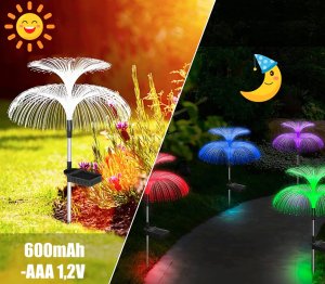 Q30F LAMPKA SOLARNA OGRODOWA MEDUZA 2SZT 8