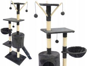 ZW2B DRAPAK DLA KOTA  WIEŻA LEGOWISKO 6   POZIOMÓW 3