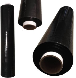 Folia stretch czarna 3kg netto do pakowania 50cm 1