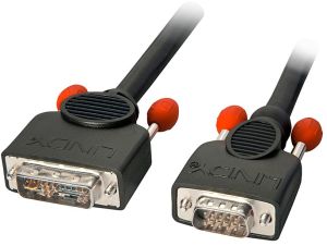 Kabel Lindy DVI-A - D-Sub (VGA) 2m czarny (41196) 1