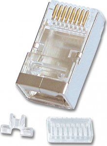 Lindy LINDY RJ45 Plug STP Cat.6 10pcs For Patch Cord crimp type - 62435 1